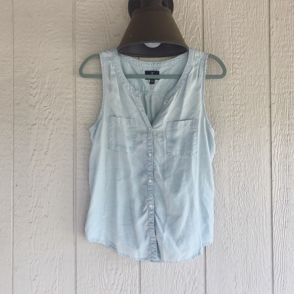 Denim American Eagle Top